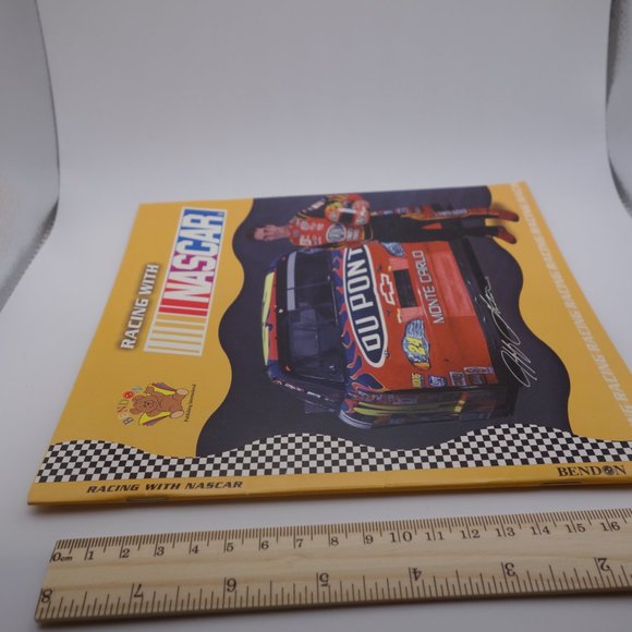NASCAR Jeff Gordon 24 Stamp Stickers & Memo Mouse Pad & Racing with NASCAR Book - Picture 9 of 14